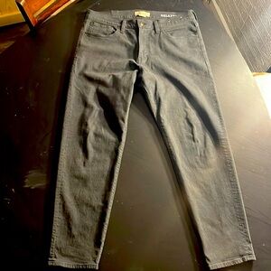 Black Madewell Relaxed Taper Jeans